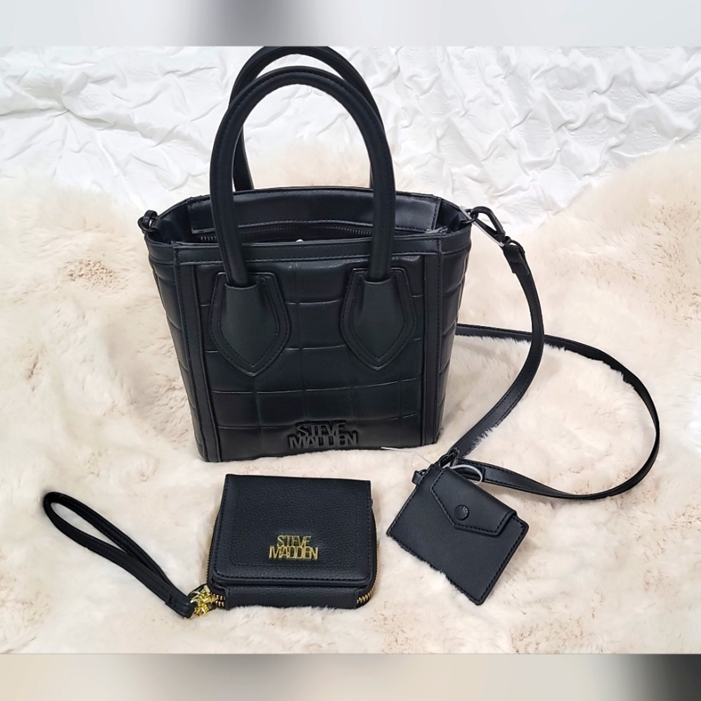 NWT- Steve Madden Quilted Purse & Wallet